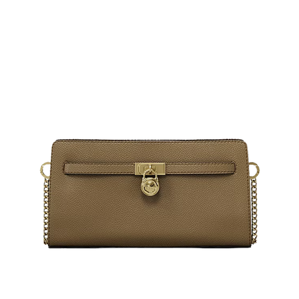 Michael Kors Women's Hamilton Extra-Small Leather Convertible Crossbody Bag Loden