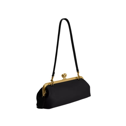 Coach Women's Kisslock Frame Bag 30 Brass/Black