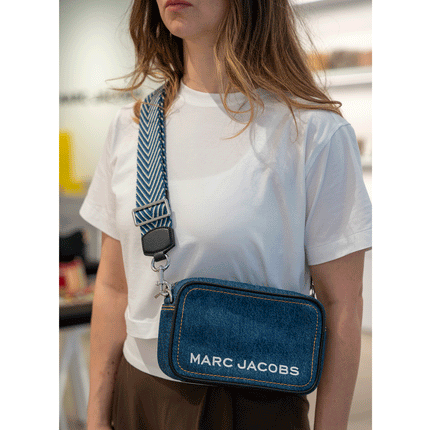 Marc Jacobs Women's Flash Denim Crossbody Bag Blue