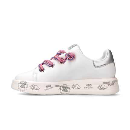 Premiata Women's Belle Sneakers White/Pink 6552