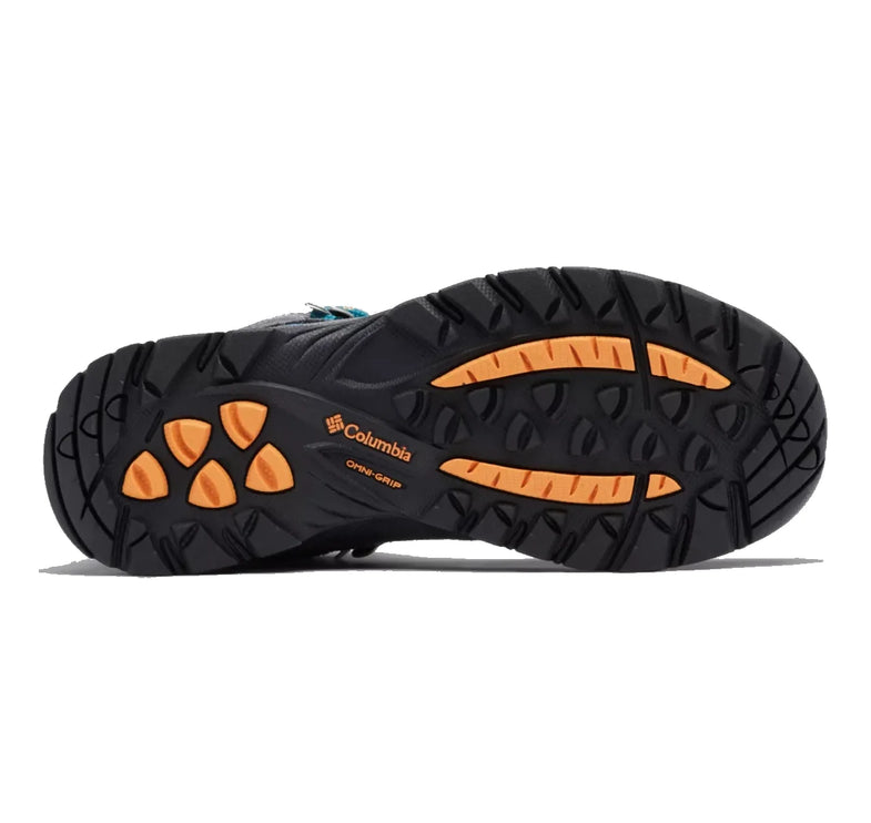 Columbia Women’s Newton Ridge Plus Waterproof Amped Hiking Boot Shark/River Blue