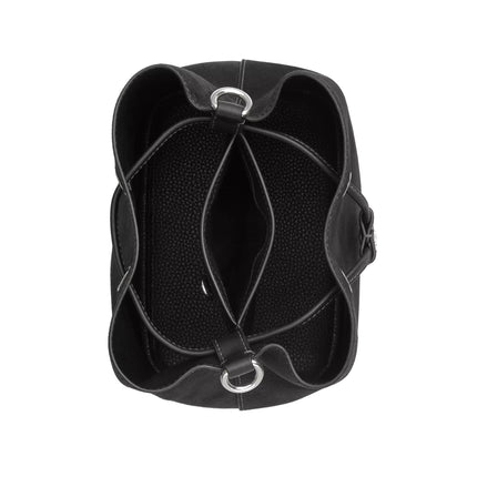 Coach Women's Rowan Bucket Bag With Cherry Charm Black/Silver