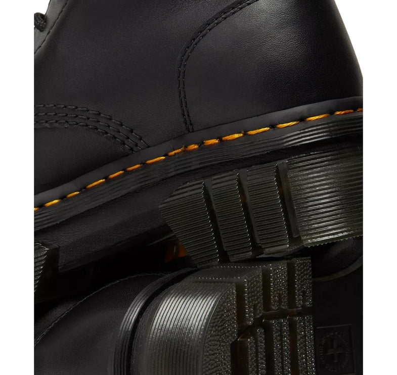 Dr. Martens Unisex Audrick Nappa Leather Lux Platform Ankle Boots Black