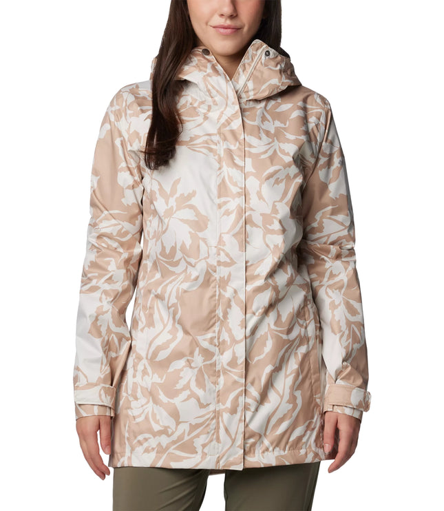 Columbia Women's Splash A Little III Printed Jacket Canoe Leafall Print