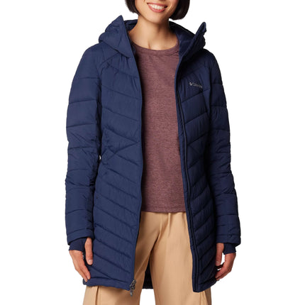 Columbia Women's Joy Peak II Mid Hooded Jacket Collegiate Navy