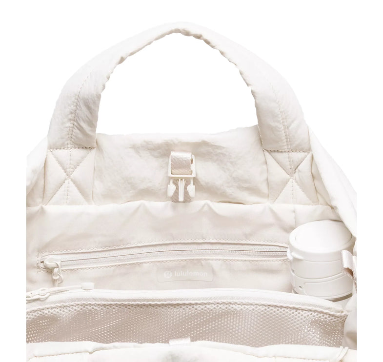 lululemon Unisex On My Level Tote Bag 20L Light Ivory