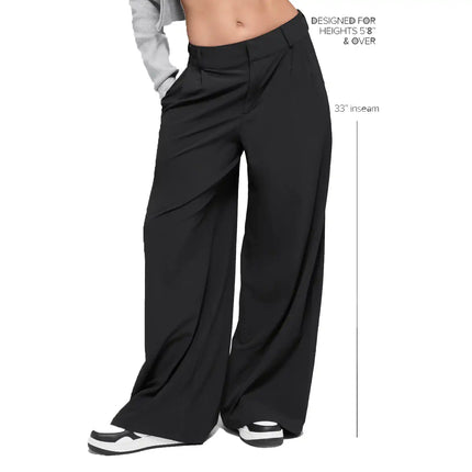 alo Women's High-Waist Dreamscape Trouser (Long) Black