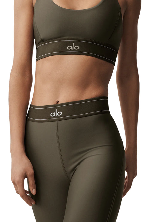 alo Women's Airlift High-Waist Suit Up Legging Olive Tree/Olive Tree