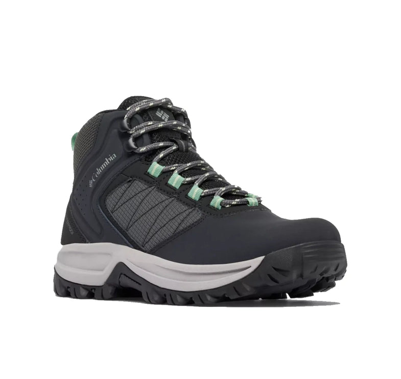 Columbia Women's Transverse Hike Waterproof Shoe Black/Sage Leaf