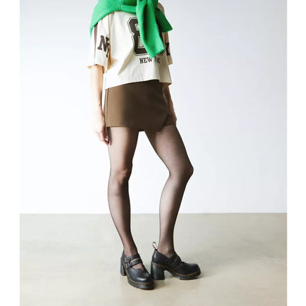 Dr. Martens Women's Eviee Sendal Leather Heeled Shoes Black