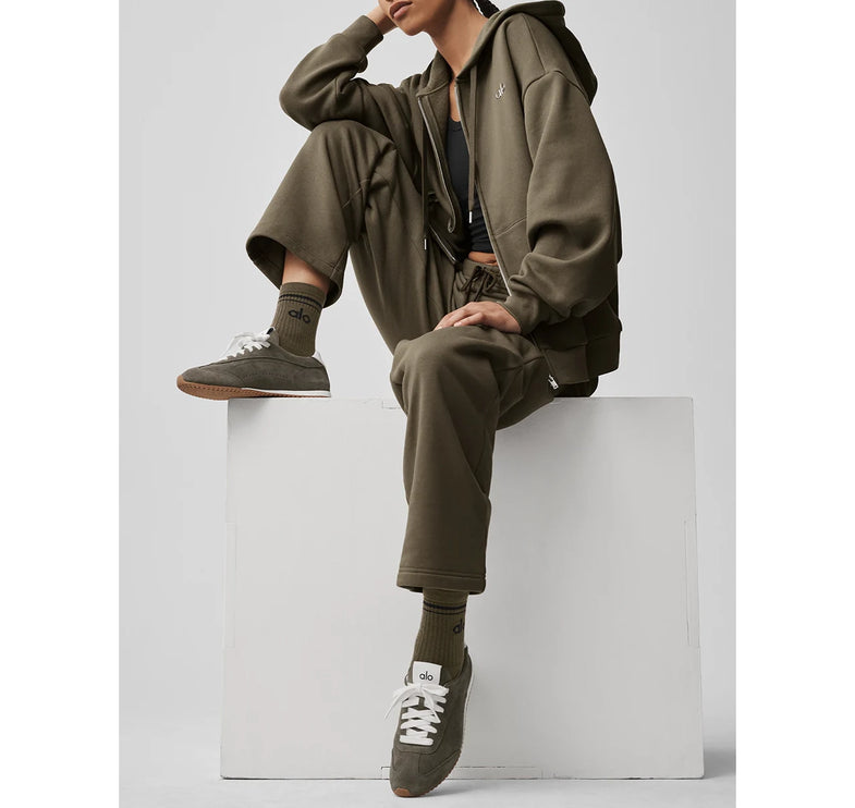alo Women's Sunset Sneaker Olive Tree