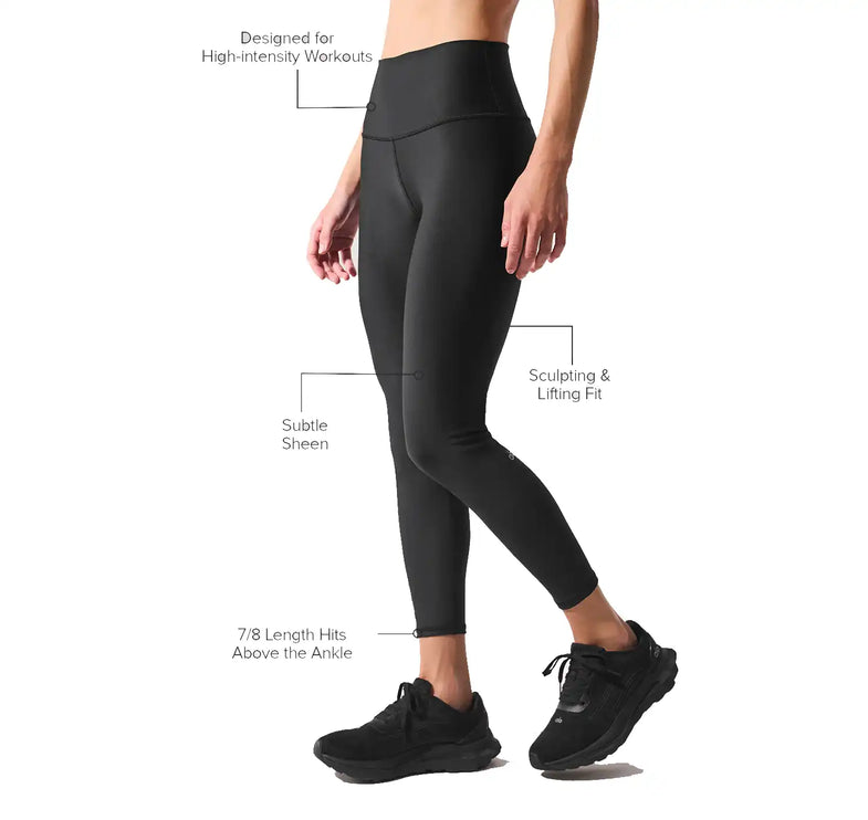alo Women's 7/8 High-Waist Airlift Legging Black