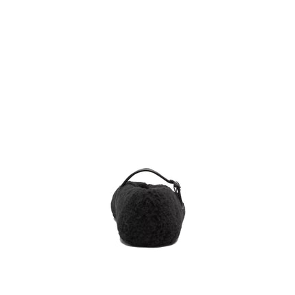 Coach Women's Sculpted C Mary Jane In Shearling Black