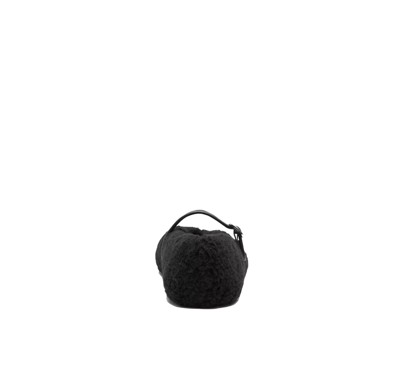 Coach Women's Sculpted C Mary Jane In Shearling Black
