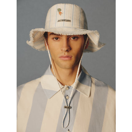 Jacquemus Unisex The Artichaut Bucket Hat Jacquard Classic Stripes