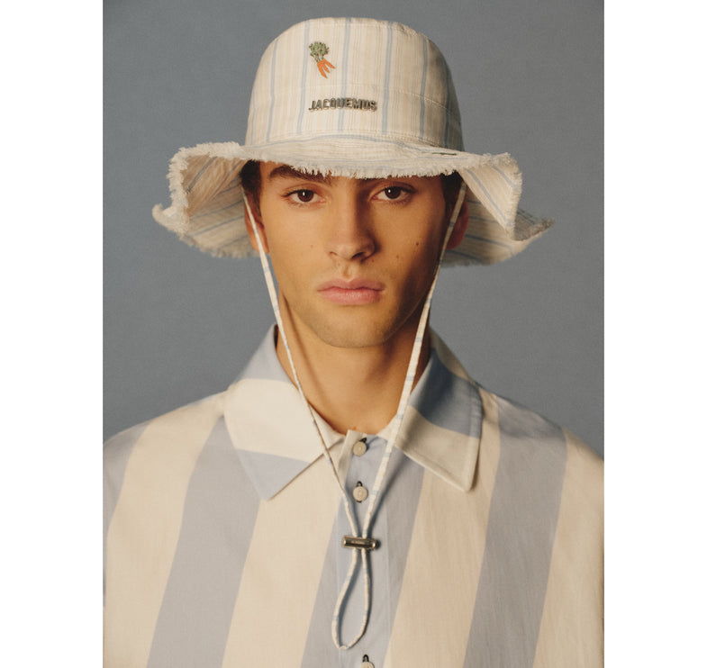 Jacquemus Unisex The Artichaut Bucket Hat Jacquard Classic Stripes