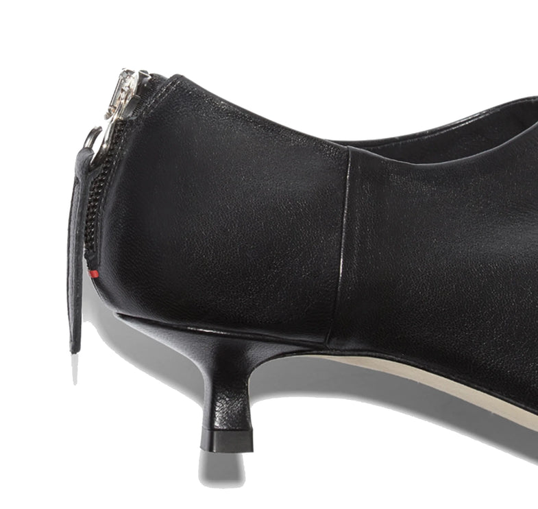 AEYDE Women's Virun Pointed Sock Boots Black Nappa