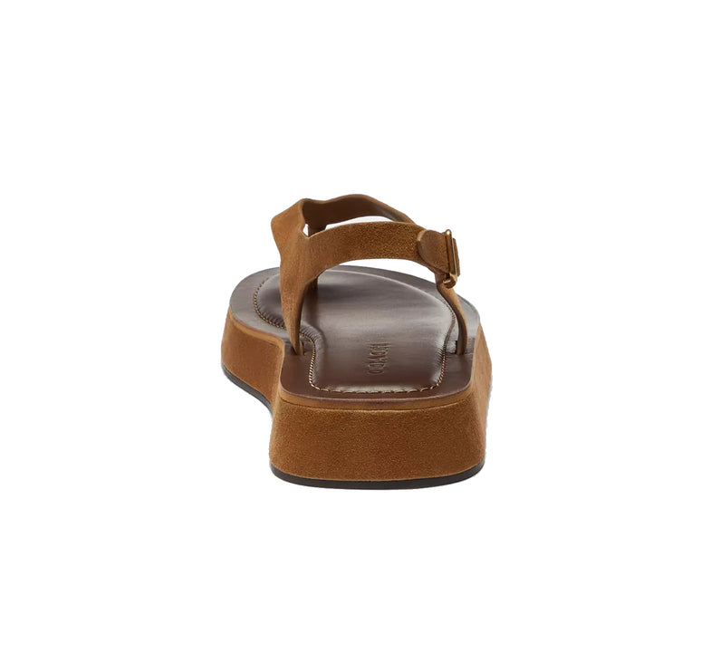Coach Women's Sculpted C Platform Thong Sandal Coconut