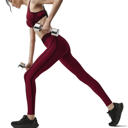 alo Women's Airlift High-Waist 7/8 Line Up Legging Summer Romance Red