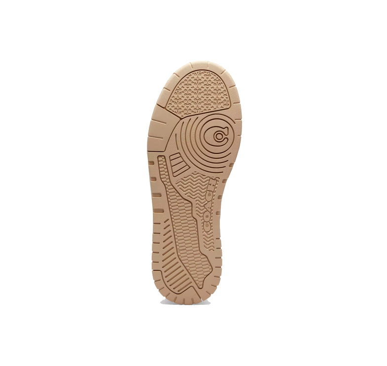 Coach Women's Soho Sneaker With Patent Signature Candy Pink/Light Beige