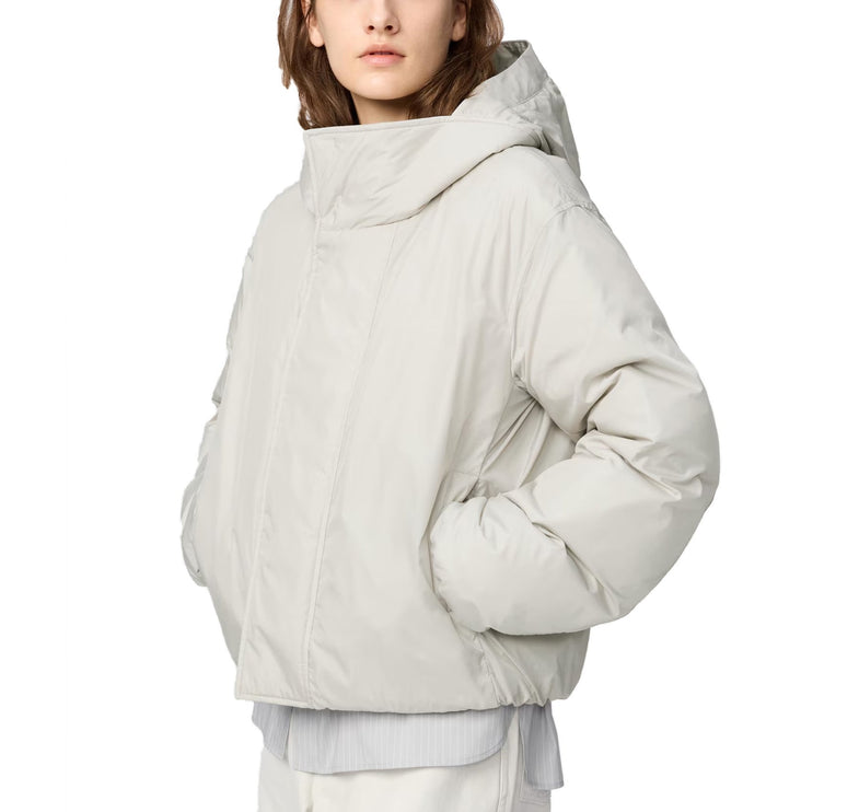 Uniqlo Women's Pufftech Parka 02 Light Gray