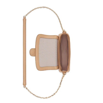 Marc Jacobs Women's The Pebble Clover Shoulder Bag Camel