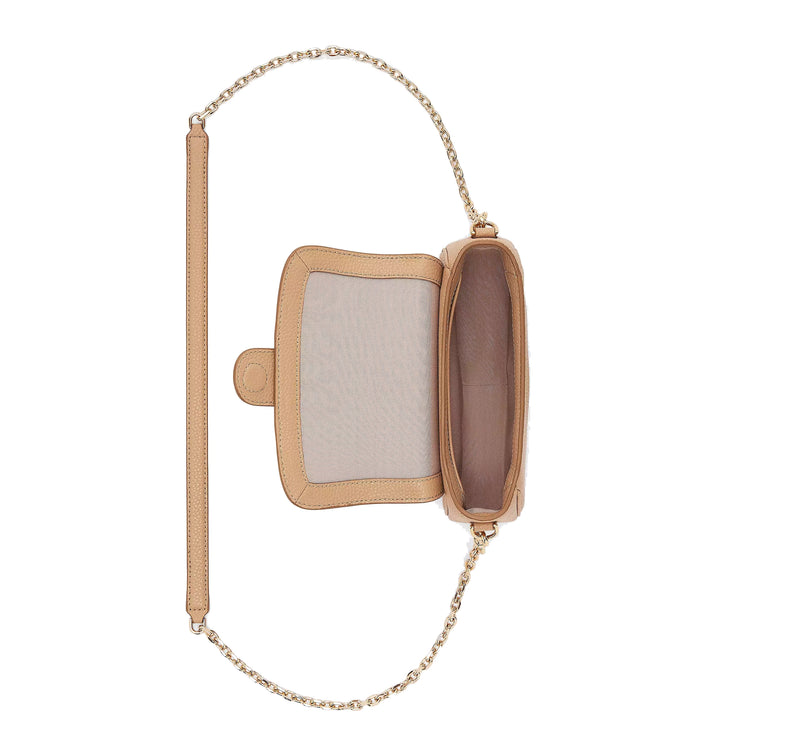 Marc Jacobs Women's The Pebble Clover Shoulder Bag Camel