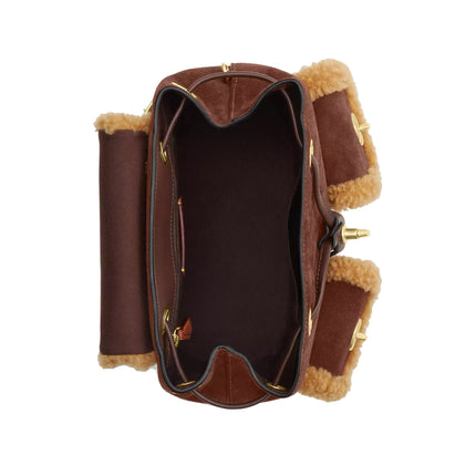 Coach Women's Hadley Backpack Gold/Vintage Brown Multi