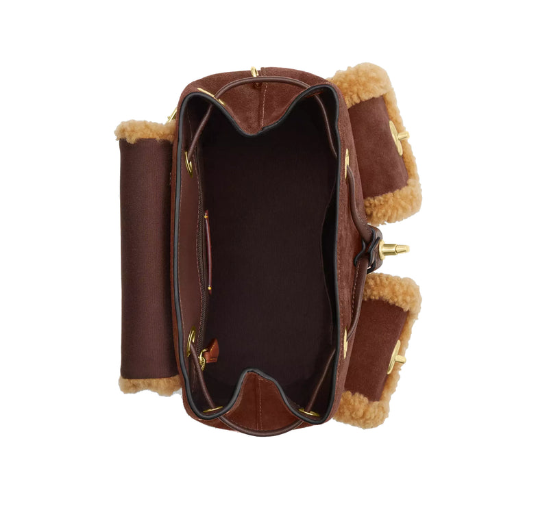 Coach Women's Hadley Backpack Gold/Vintage Brown Multi