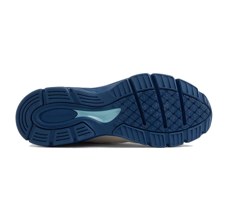 New Balance Made in USA 990v4 Moonbeam with Cloud Blue and Magic Blue U990MB4