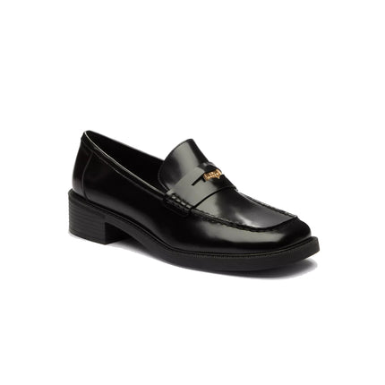 Coach Women's Square Toe Loafer Black