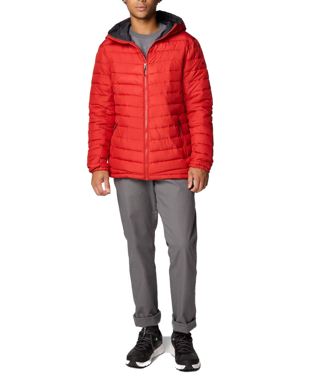 Columbia Men's Slope Edge II Hooded Jacket Sail Red