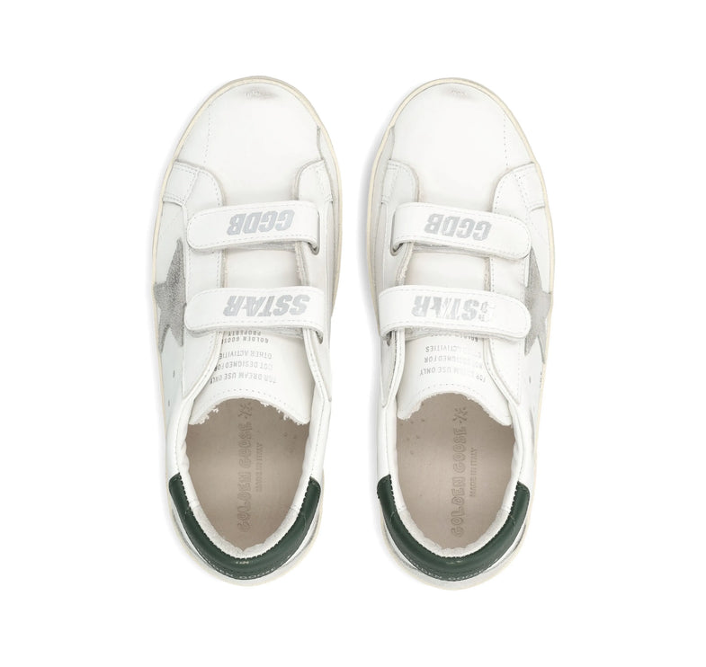 Golden Goose Grade School Old Sneakers White