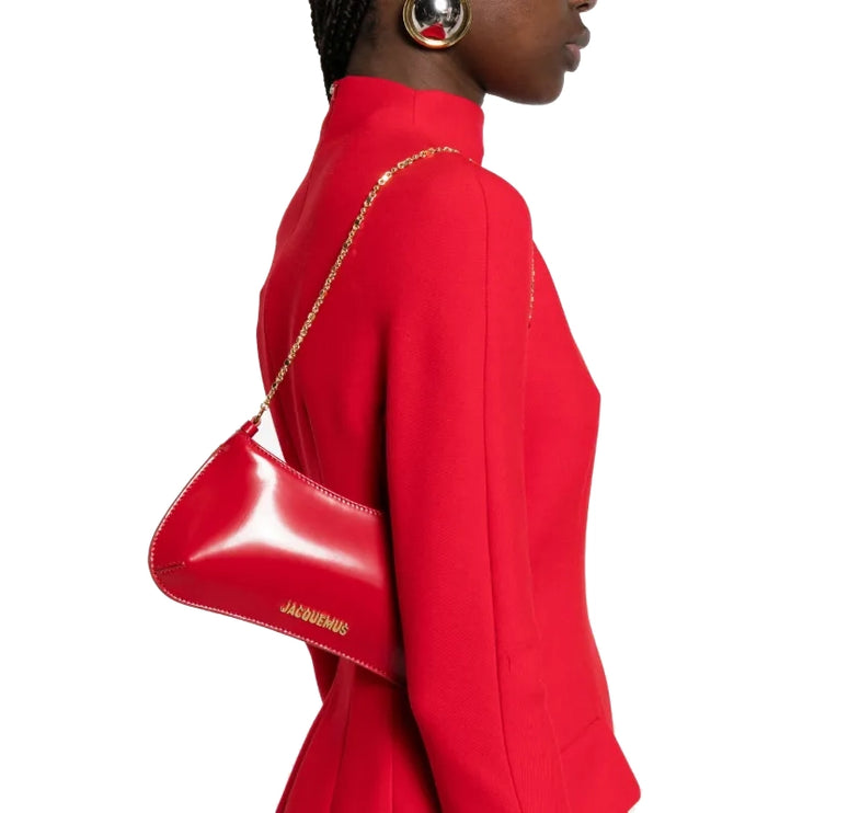 Jacquemus Women's The Small Bisou Chaîne Red/Gold