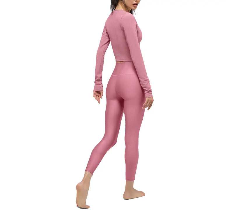 alo Women's 7/8 High-Waist Airlift Legging Pink Wild Rose