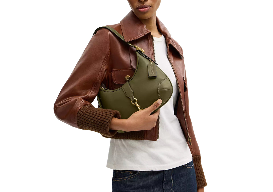 Coach Women's Hamptons Hobo Bag Brass/Olive