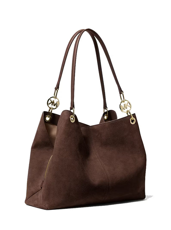 Michael Kors Women's Christina Large Shoulder Bag Nutmeg