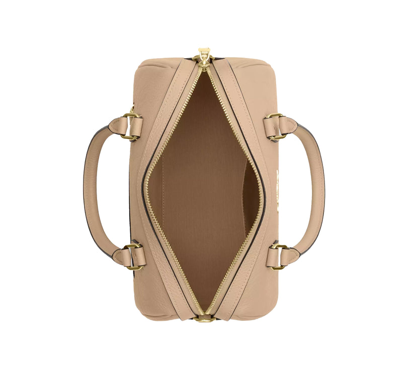 Coach Women's Rowan Satchel Bag In Signature Leather Gold/Oat