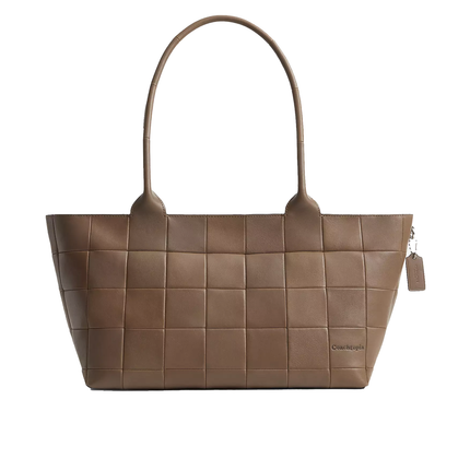 Coach Women's Alter/Ego Large Tote Bag In Upcrafted Leather Dark Stone