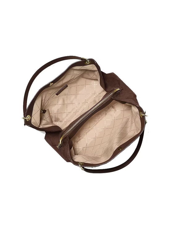Michael Kors Women's Christina Large Shoulder Bag Nutmeg