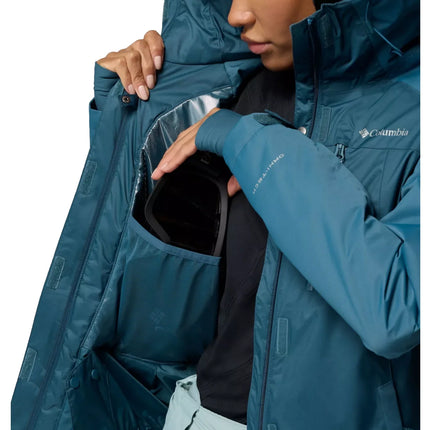Columbia Women's Snowy Summit Insulated Jacket Everblue Dobby