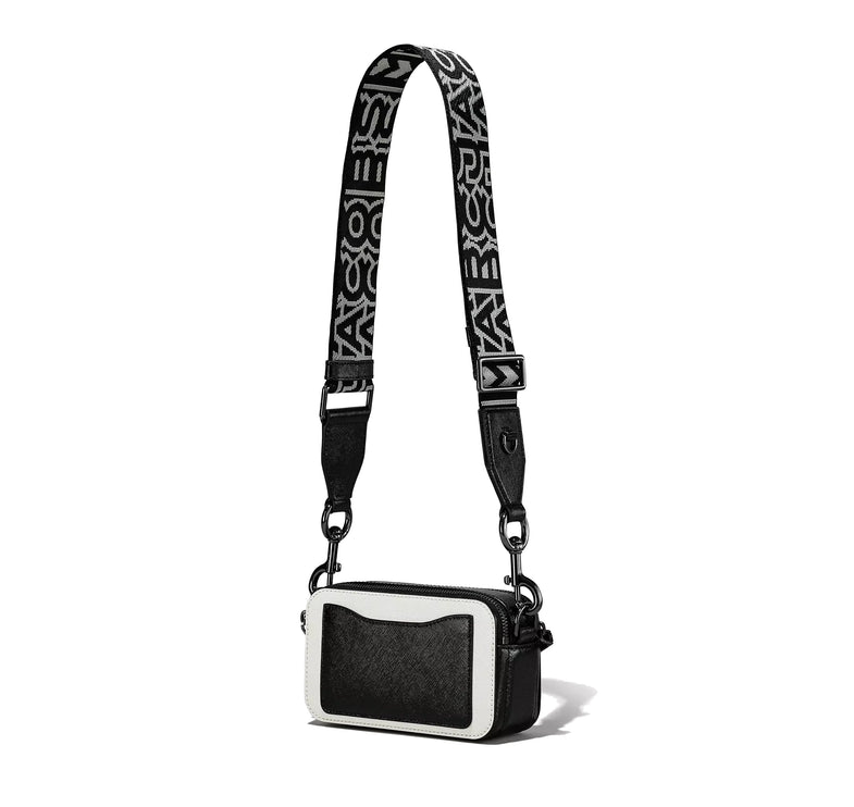 Marc Jacobs Women's The Bi-Color Snapshot Bag White/Black
