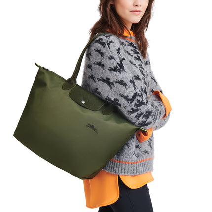 Longchamp Women's Le Pliage Green L Tote Bag Forest