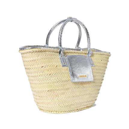Jacquemus Women's The Soli Basket Silver