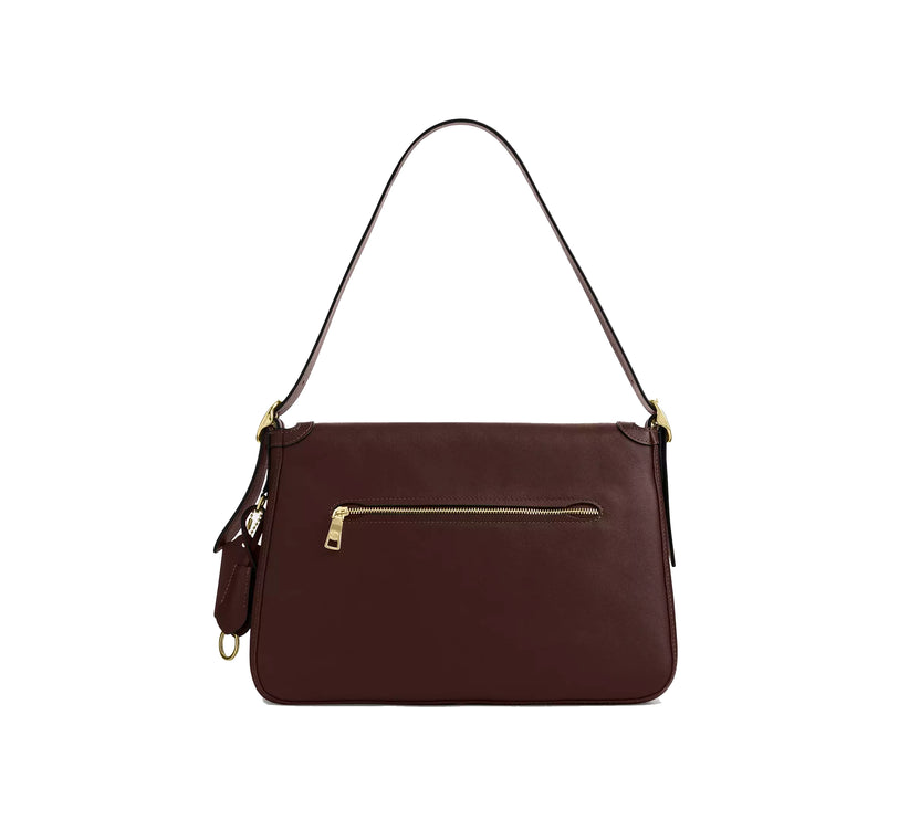 Coach Women's Etta Flap Bag Gold/Maple