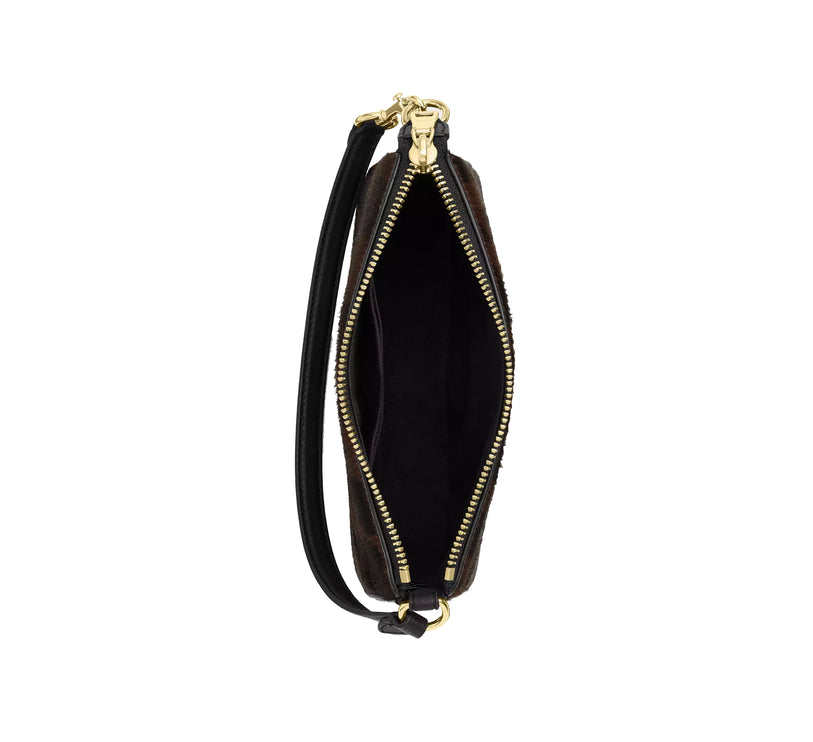 Coach Women's Nolita 19 In Haircalf With Leopard Print Gold/Dark Leopard