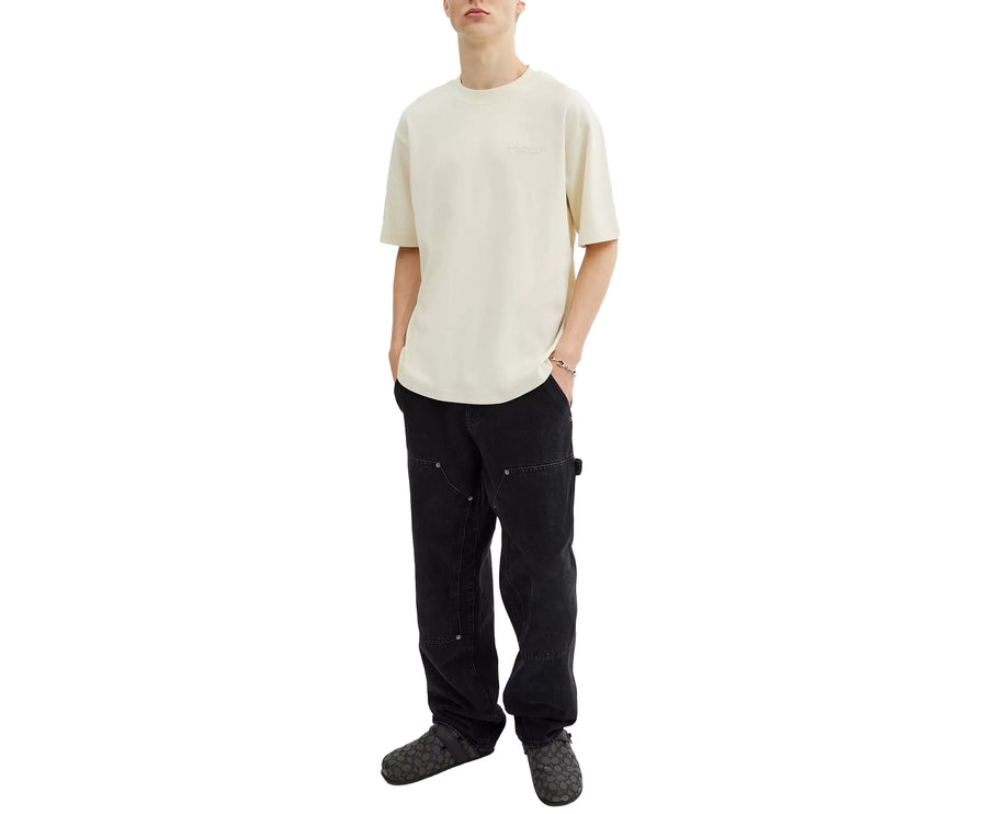 Coach Men's T-Shirt In Organic Cotton Cream