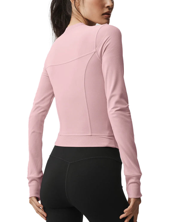 alo Women's Alosoft Recharge Jacket Vintage Pink