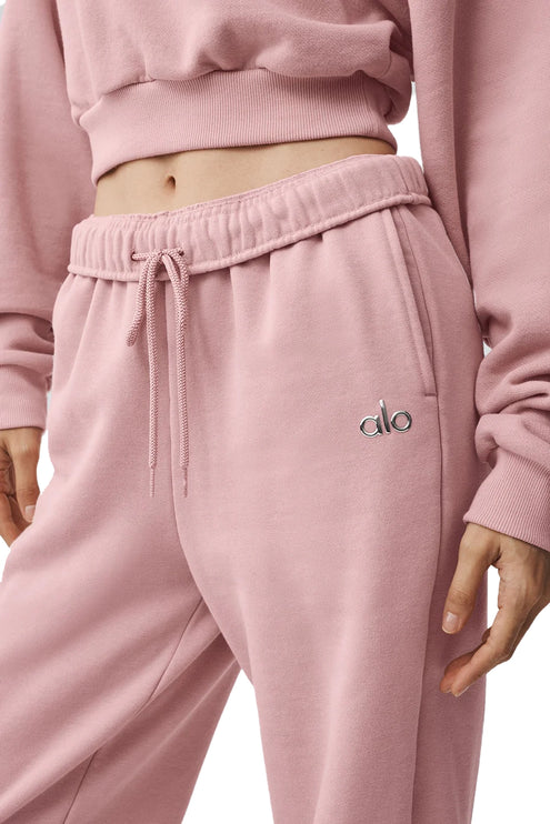 alo Women's Accolade Sweatpant Vintage Pink