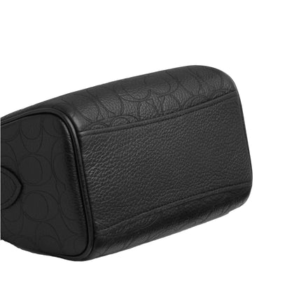 Coach Women's Mini Rowan Crossbody Bag In Signature Leather Gold/Black